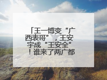 王一博变“广西表哥”，王安宇成“王安全”！谁来了两广都得“腌入味”