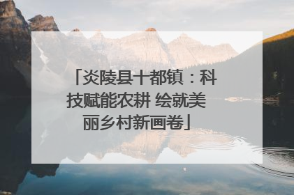 炎陵县十都镇：科技赋能农耕 绘就美丽乡村新画卷