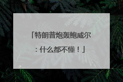 特朗普炮轰鲍威尔：什么都不懂！