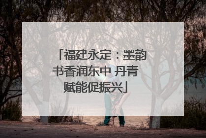 福建永定：墨韵书香润东中 丹青赋能促振兴