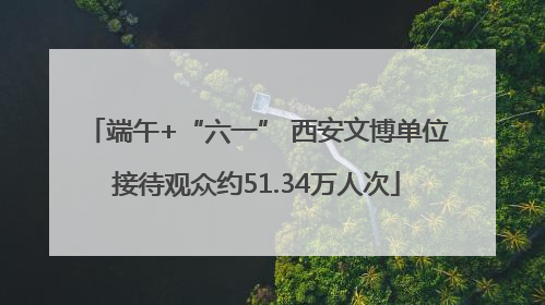 端午+“六一” 西安文博单位接待观众约51.34万人次