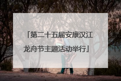 第二十五届安康汉江龙舟节主题活动举行