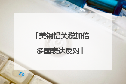 美钢铝关税加倍 多国表达反对