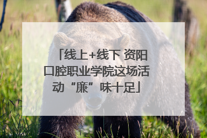 线上+线下 资阳口腔职业学院这场活动“廉”味十足