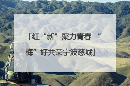 红“新”聚力青春 “梅”好共荣宁波慈城