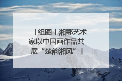 组图丨湘鄂艺术家以中国画作品共展“楚韵湘风”