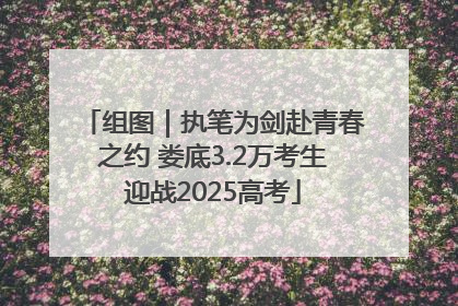 组图｜执笔为剑赴青春之约 娄底3.2万考生迎战2025高考