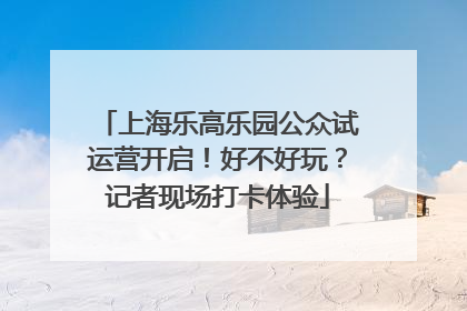 上海乐高乐园公众试运营开启！好不好玩？记者现场打卡体验