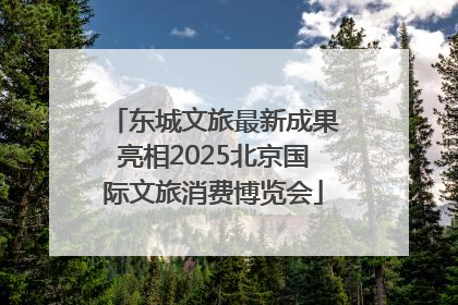 东城文旅最新成果亮相2025北京国际文旅消费博览会