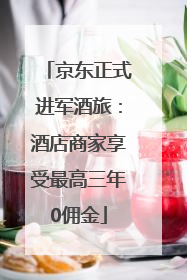京东正式进军酒旅：酒店商家享受最高三年0佣金