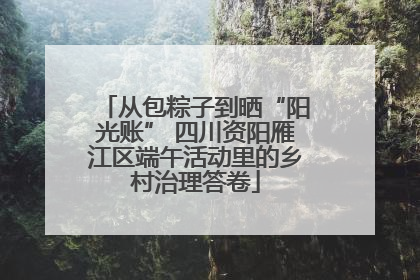 从包粽子到晒“阳光账” 四川资阳雁江区端午活动里的乡村治理答卷