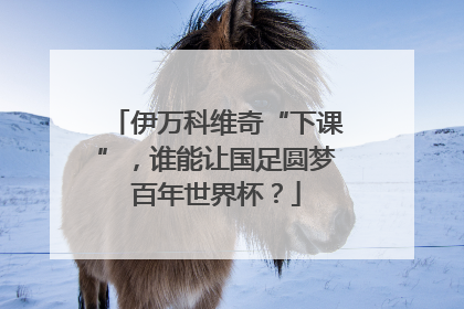 伊万科维奇“下课”，谁能让国足圆梦百年世界杯？