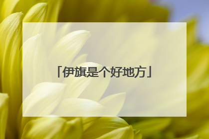 伊旗是个好地方