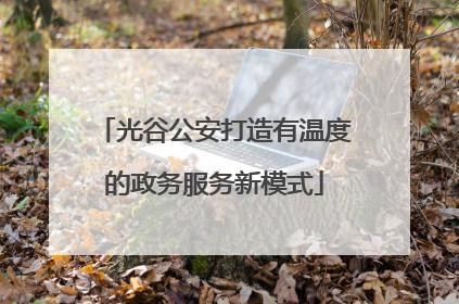 光谷公安打造有温度的政务服务新模式