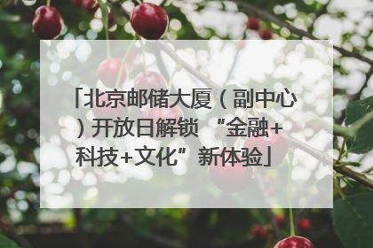 北京邮储大厦（副中心）开放日解锁 “金融+科技+文化”新体验