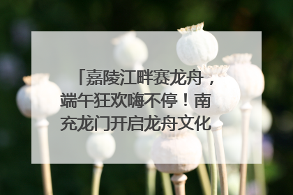 嘉陵江畔赛龙舟，端午狂欢嗨不停！南充龙门开启龙舟文化盛宴｜镜观四川