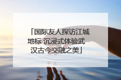 国际友人探访江城地标 沉浸式体验武汉古今交融之美