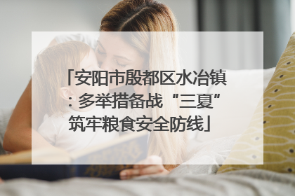 安阳市殷都区水冶镇：多举措备战“三夏” 筑牢粮食安全防线