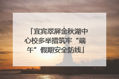 宜宾翠屏金秋湖中心校多举措筑牢“端午”假期安全防线