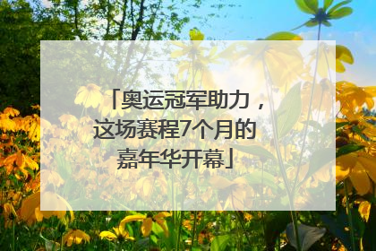 奥运冠军助力，这场赛程7个月的嘉年华开幕