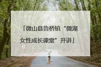 微山县鲁桥镇“微湖女性成长课堂”开讲