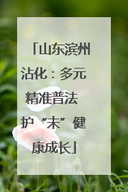 山东滨州沾化：多元精准普法 护“未”健康成长