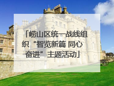 崂山区统一战线组织“智览新篇 同心奋进”主题活动