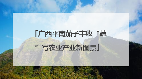 广西平南茄子丰收“蔬”写农业产业新图景
