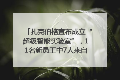 扎克伯格宣布成立“超级智能实验室”，11名新员工中7人来自OpenAI