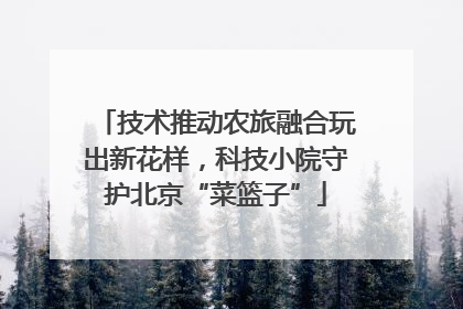 技术推动农旅融合玩出新花样，科技小院守护北京“菜篮子”
