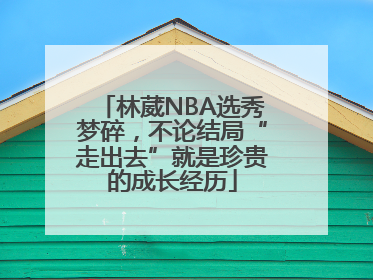 林葳NBA选秀梦碎，不论结局“走出去”就是珍贵的成长经历