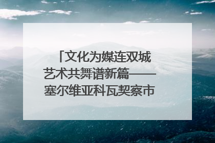 文化为媒连双城 艺术共舞谱新篇——塞尔维亚科瓦契察市代表团访问日照