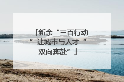 新余“三百行动”让城市与人才“双向奔赴”