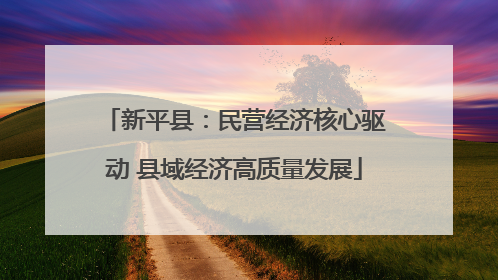 新平县：民营经济核心驱动 县域经济高质量发展