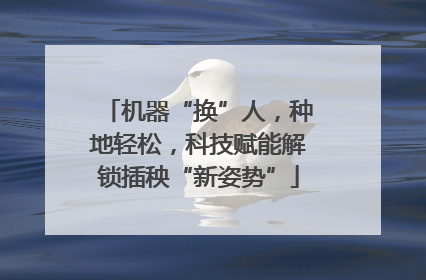 机器“换”人，种地轻松，科技赋能解锁插秧“新姿势”
