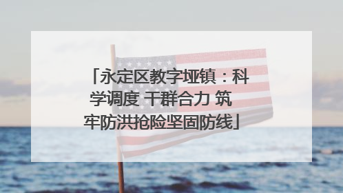永定区教字垭镇：科学调度 干群合力 筑牢防洪抢险坚固防线