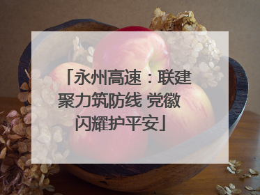 永州高速：联建聚力筑防线 党徽闪耀护平安