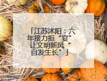 江苏沭阳：六年接力拒“宴” 让文明新风“自发生长”