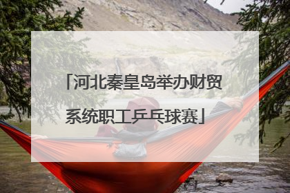 河北秦皇岛举办财贸系统职工乒乓球赛