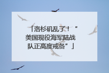 洛杉矶乱了！“美国现役海军陆战队正高度戒备”