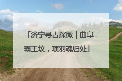 济宁寻古探微｜曲阜霸王坟，项羽魂归处