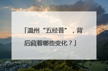 温州“五经普”，背后藏着哪些变化？