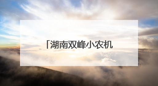 湖南双峰小农机畅销非洲大陆