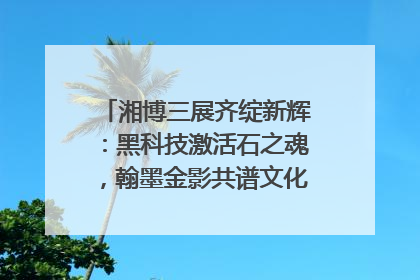 湘博三展齐绽新辉：黑科技激活石之魂，翰墨金影共谱文化遗产日华章