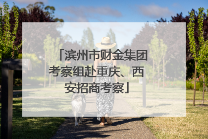 滨州市财金集团考察组赴重庆、西安招商考察