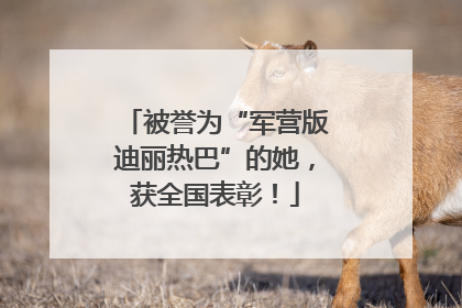 被誉为“军营版迪丽热巴”的她，获全国表彰！