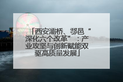 西安灞桥、鄠邑“深化六个改革”：产业攻坚与创新赋能双驱高质量发展