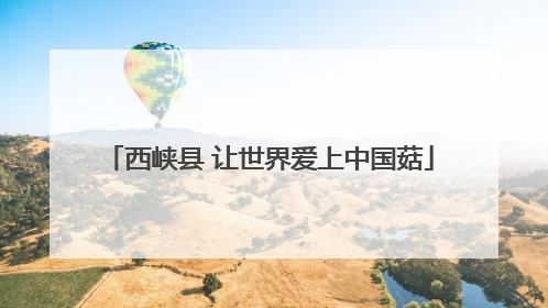 西峡县 让世界爱上中国菇