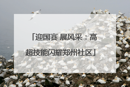 迎国赛 展风采：高超技能闪耀郑州社区