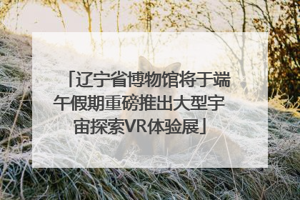 辽宁省博物馆将于端午假期重磅推出大型宇宙探索VR体验展